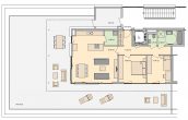 Grundriss - Exklusive 3-Zimmer-Penthousewohnung mit wunderschöner Dachterrasse zu vermieten